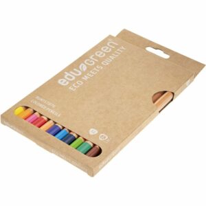 Edu Green Jumbo Kleurpotloden - 12 stuks