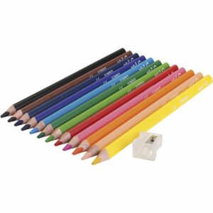 Edu Jumbo Kleurpotloden - 12 stuks