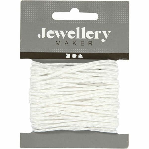 Macramé koord 2mm - Wit