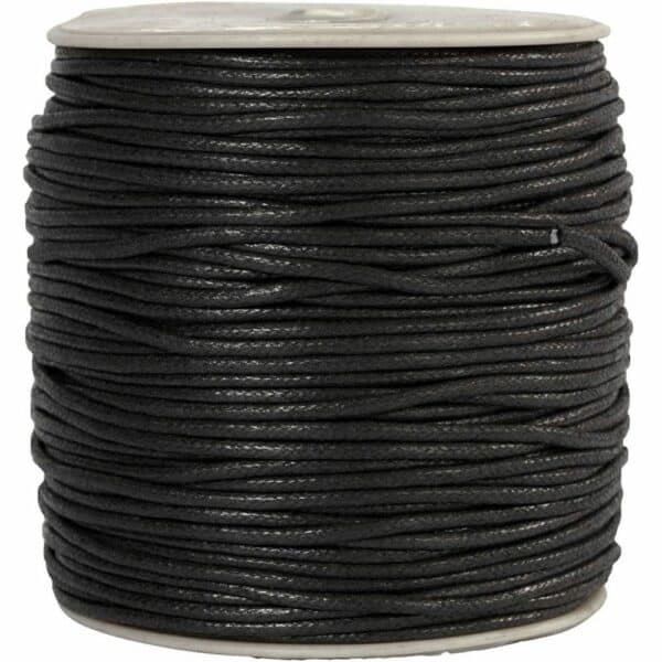 Katoenkoord 2mm - Zwart, 100m