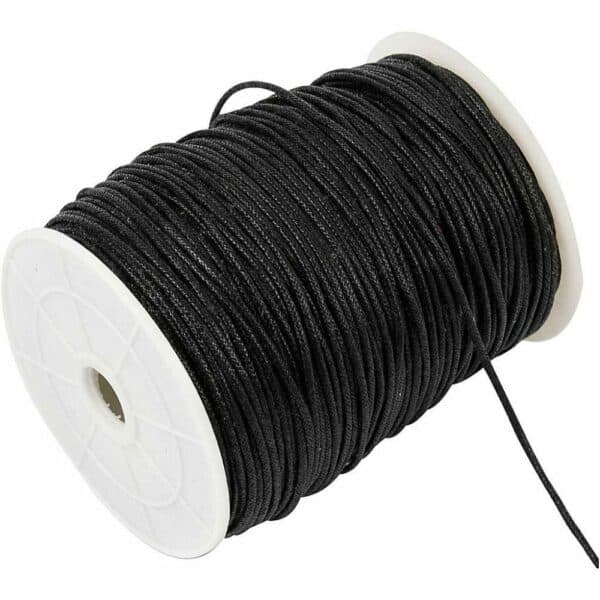 Katoenkoord 2mm - Zwart, 100m - Afbeelding 2