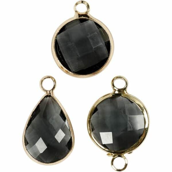 Sieradenhanger Cabochon - Diverse kleuren, 5 stuks - Afbeelding 7