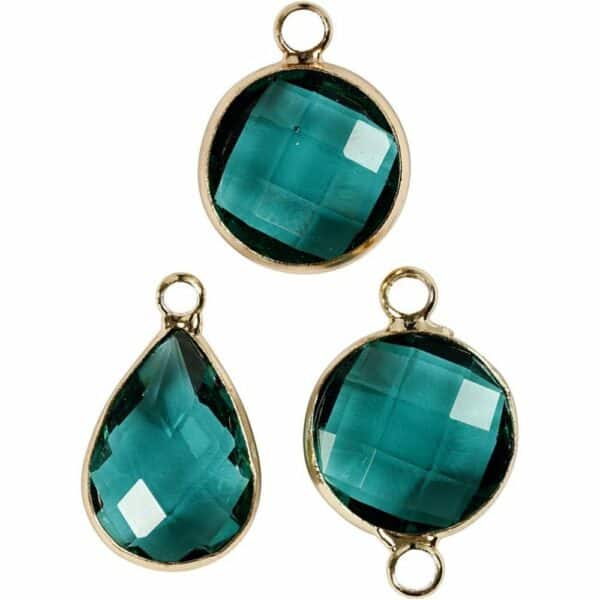 Sieradenhanger Cabochon - Diverse kleuren, 5 stuks - Afbeelding 6