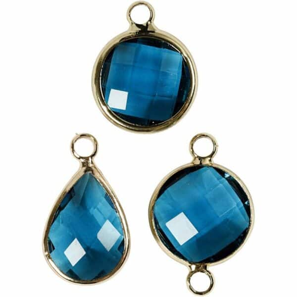 Sieradenhanger Cabochon - Diverse kleuren, 5 stuks - Afbeelding 5